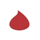 a red water drop or flame jar opener