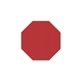 a red octagon - shaped rubber jar opener