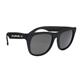 aerial view a black uv400 sunglasses (solid), image 1 of 2