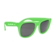 aerial view a green uv400 sunglasses (solid), image 1 of 2