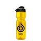 aerial view a yellow bottle & black lid champion - 28 oz transparent bottle with flip lid, image 2 of 2