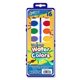 a as shown set of 16 color washable watercolor paints with brush