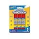 a as shown 3- pack non - toxic glue stick