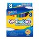 a assorted set of 8 washable markers - assorted colors - usa made