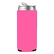 aerial view a neon pink budget slim can cooler coolie, image 1 of 5
