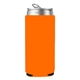 a orange budget slim can cooler coolie