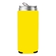 a yellow budget slim can cooler coolie