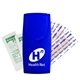a blue flip - top safety kit