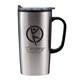aerial view a stainless steel 20 oz yukon mug, image 1 of 4