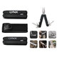 a black/silver multi - function tool w vinyl case