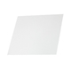 aerial view a white suede 10 x 10 microfiber cleaning cloth - 1- color, image 1 of 2