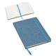 aerial view a blue revue rpet textured journal, image 1 of 2