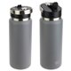 aerial view a graphite nayad(r) ranger 26 oz stainless double - wall bottle with flip - top spout, image 1 of 2