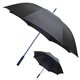 aerial view a royal blue parkside auto - open umbrella with contrasting color frame, image 1 of 2