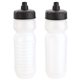 aerial view a black tailwind 24 oz ldpe bike bottle, image 1 of 2