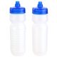 aerial view a blue tailwind 24 oz ldpe bike bottle, image 1 of 2