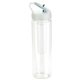 aerial view a green arena 25 oz pet eco - polyclear(tm) infuser bottle with flip - up lid, image 1 of 2