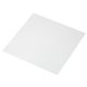 aerial view a white suede 10 x 10 microfiber cleaning cloth - full - color, image 1 of 2