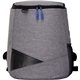 aerial view a blue recycled backpack cooler, image 1 of 2