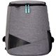 aerial view a mint recycled backpack cooler, image 1 of 2