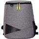 aerial view a yellow recycled backpack cooler, image 1 of 2