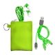 aerial view a green 4- in -1 c to c stretchy kit, image 1 of 2