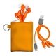 aerial view a orange 4- in -1 c to c stretchy kit, image 1 of 2