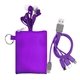aerial view a purple 4- in -1 c to c stretchy kit, image 1 of 2