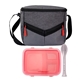 aerial view a red to go victory lunch cooler set, image 1 of 2