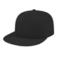 aerial view a black flexfit(r) wool blend performance cap, image 1 of 4