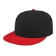 aerial view a black/red flexfit(r) wool blend performance cap, image 1 of 4