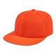 aerial view a orange flexfit(r) wool blend performance cap, image 1 of 4