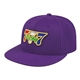 aerial view a purple flexfit(r) wool blend performance cap, image 1 of 5