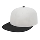 aerial view a white/black flexfit(r) wool blend performance cap, image 1 of 4