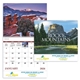 aerial view a group of rocky mountains - spiral - good value calendars(r), image 1 of 24