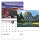 aerial view a group of rocky mountains - spiral - good value calendars(r), image 2 of 24