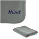 aerial view a grey 200g brushed fleece 100 polyester blanket 50 x 60, image 1 of 2