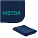 aerial view a navy blue 200g brushed fleece 100 polyester blanket 50 x 60, image 1 of 2