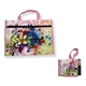 a white zippered cotton bag 13.75 x 10.23