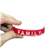 a exterior color red 186/white interior color 1/2 rush laser debossed silicone wristbands 2 ply