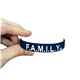 a exterior color navy 289/white interior color 1/2 rush laser debossed silicone wristbands 2 ply