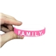a exterior color pink 211/white interior color 1/2 rush laser debossed silicone wristbands 2 ply