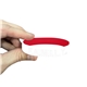 a exterior color white/red 186 interior color 1/2 rush laser debossed silicone wristbands 2 ply