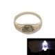 a group of motion activated led silicone bracelet