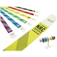 aerial view a custom full color tyvek wrist bands, image 1 of 4