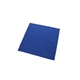 aerial view a royal blue debossed 6 x 6 microfiber cloth, image 1 of 2