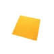 aerial view a orange debossed 6 x 6 microfiber cloth, image 1 of 2
