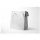 aerial view a white insulated tote bag, image 1 of 2