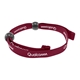 aerial view a burgundy red friendship bracelet, image 1 of 2