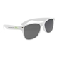 a white uv400 miami sunglasses